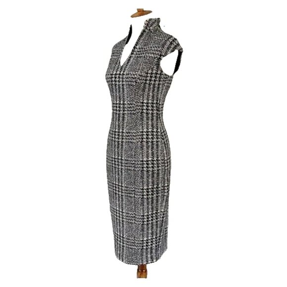 Alexia Admor Black and White Midi Dress - Picture 4 of 6